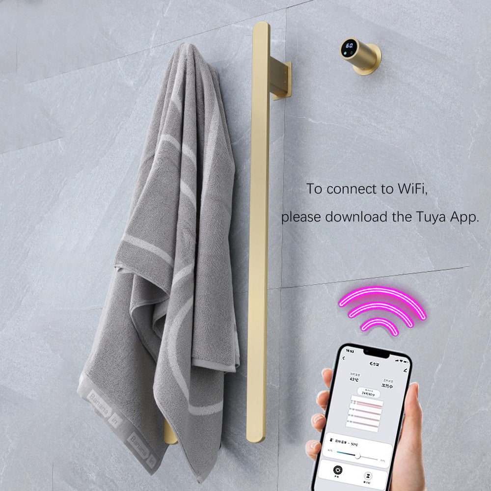 Bathroom Towel Warmer Heated Towel Rack Concealed Installation
