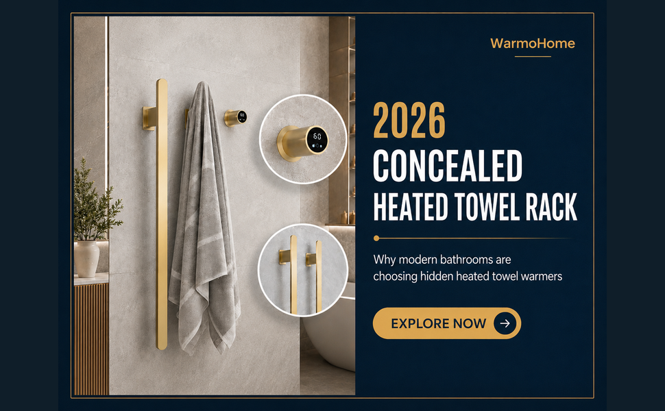 Concealed Electric Heated Towel Rack 2026
