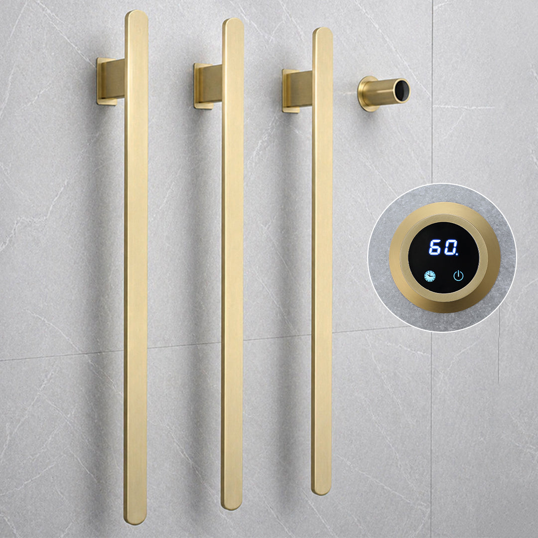 Luxury WiFi Heated Towel Rack – Hardwired Wall Mounted Electric Towel Warmer-3 Bars