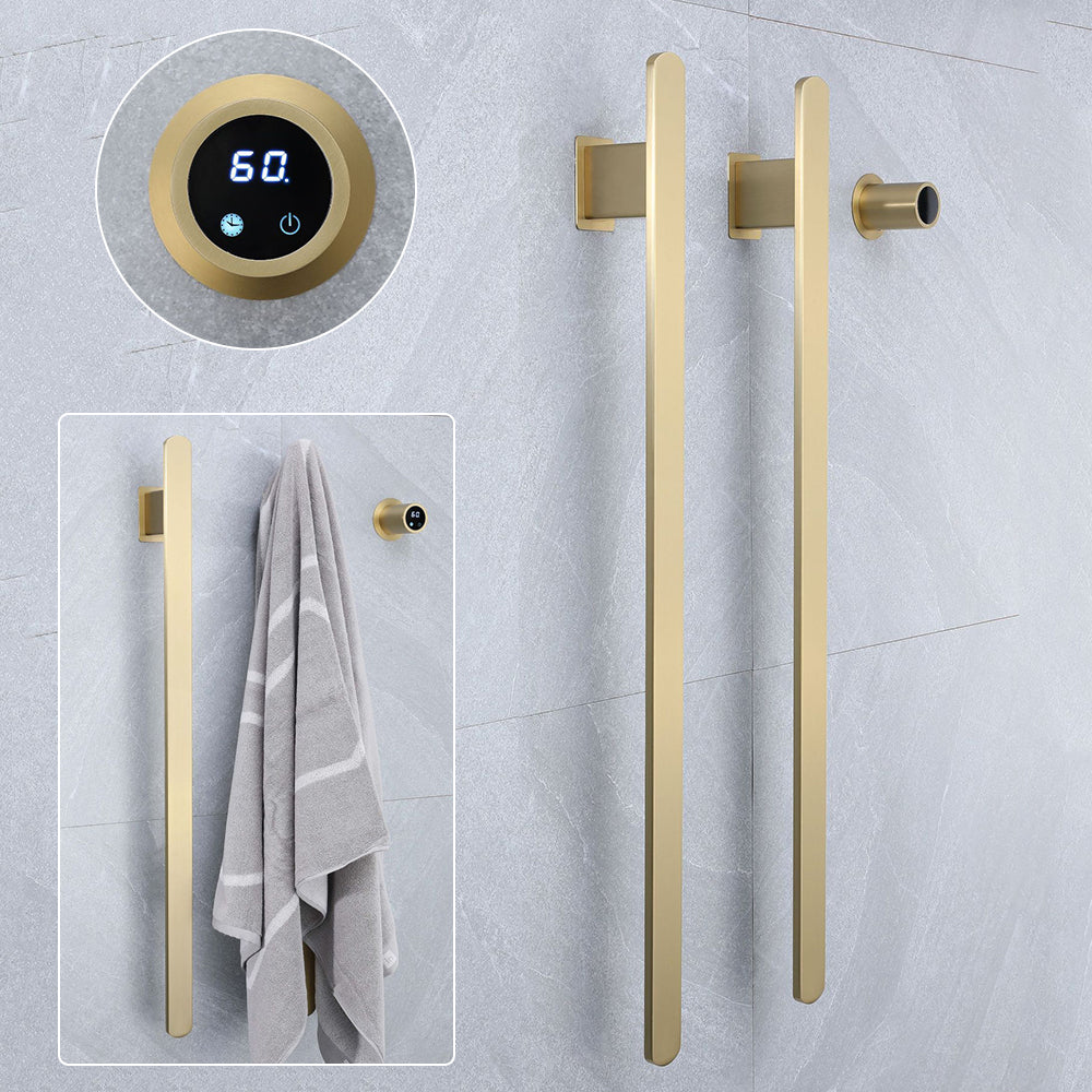Smart Stainless Steel Heated Towel Rack Bathroom Towel Warmer – 2 Bars