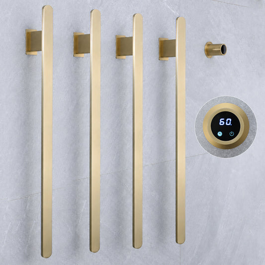 Smart Stainless Steel Heated Towel Rack Bathroom Towel Warmer -4 Bars