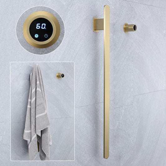 Smart Stainless Steel Heated Towel Rack Bathroom Towel Warmer – Single Bar