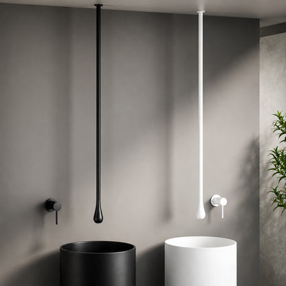 Customizable Ceiling-Mounted Bathroom Faucet with Hot & Cold Mixer