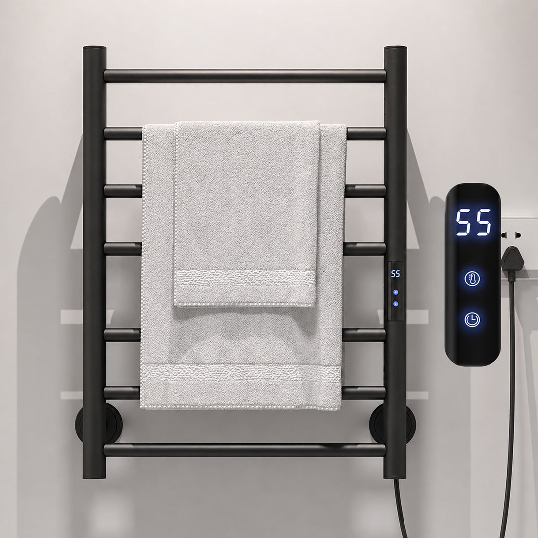 Stainless Steel Wall-Mounted Electric Heated Towel Rack