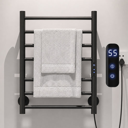 Stainless Steel Wall-Mounted Electric Heated Towel Rack