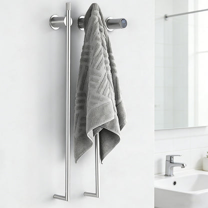Minimalist Bathroom Towel Warmer Concealed Heated Towel Rack 2Bars