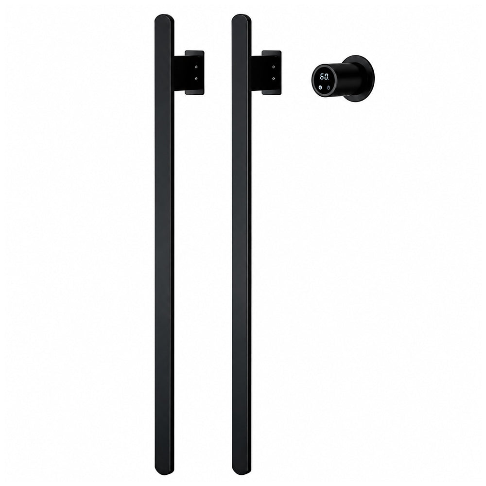 Smart Stainless Steel Heated Towel Rack Bathroom Towel Warmer – 2 Bars