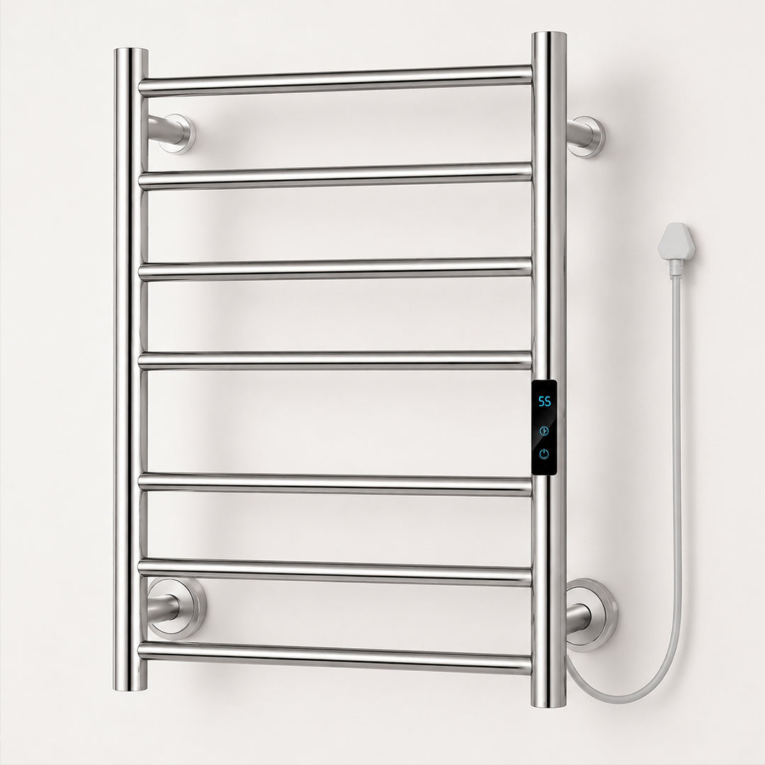 Stainless Steel Wall-Mounted Electric Heated Towel Rack
