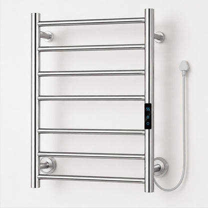 Stainless Steel Wall-Mounted Electric Heated Towel Rack