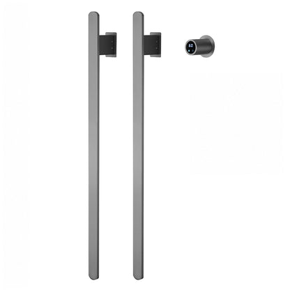 Smart Stainless Steel Heated Towel Rack Bathroom Towel Warmer – 2 Bars