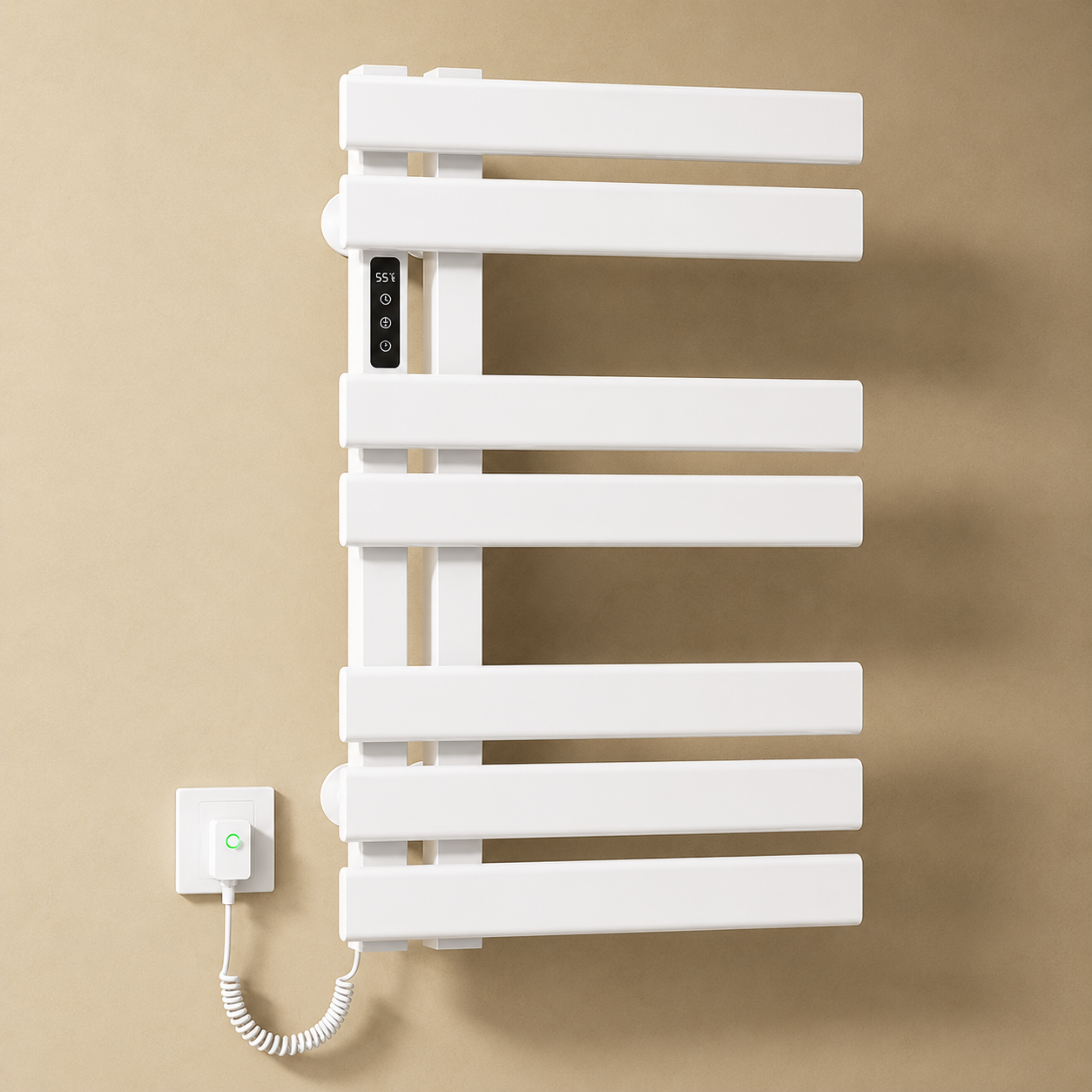 Electric Heated Towel Rack with WiFi Control