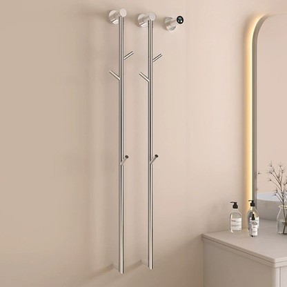 Concealed Hardwired Installation Bathroom Towel Warmer Fast Drying  Stainless Steel Electric Heated Towel Rack
