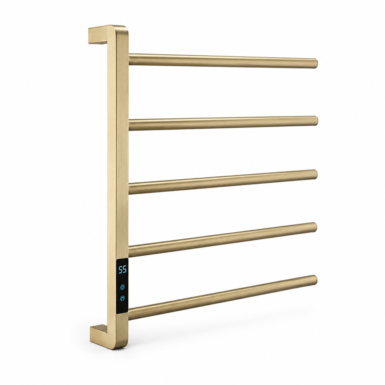 Warmohome 5 Bars Heated Towel Rack for Modern Bathrooms Towel Warmers