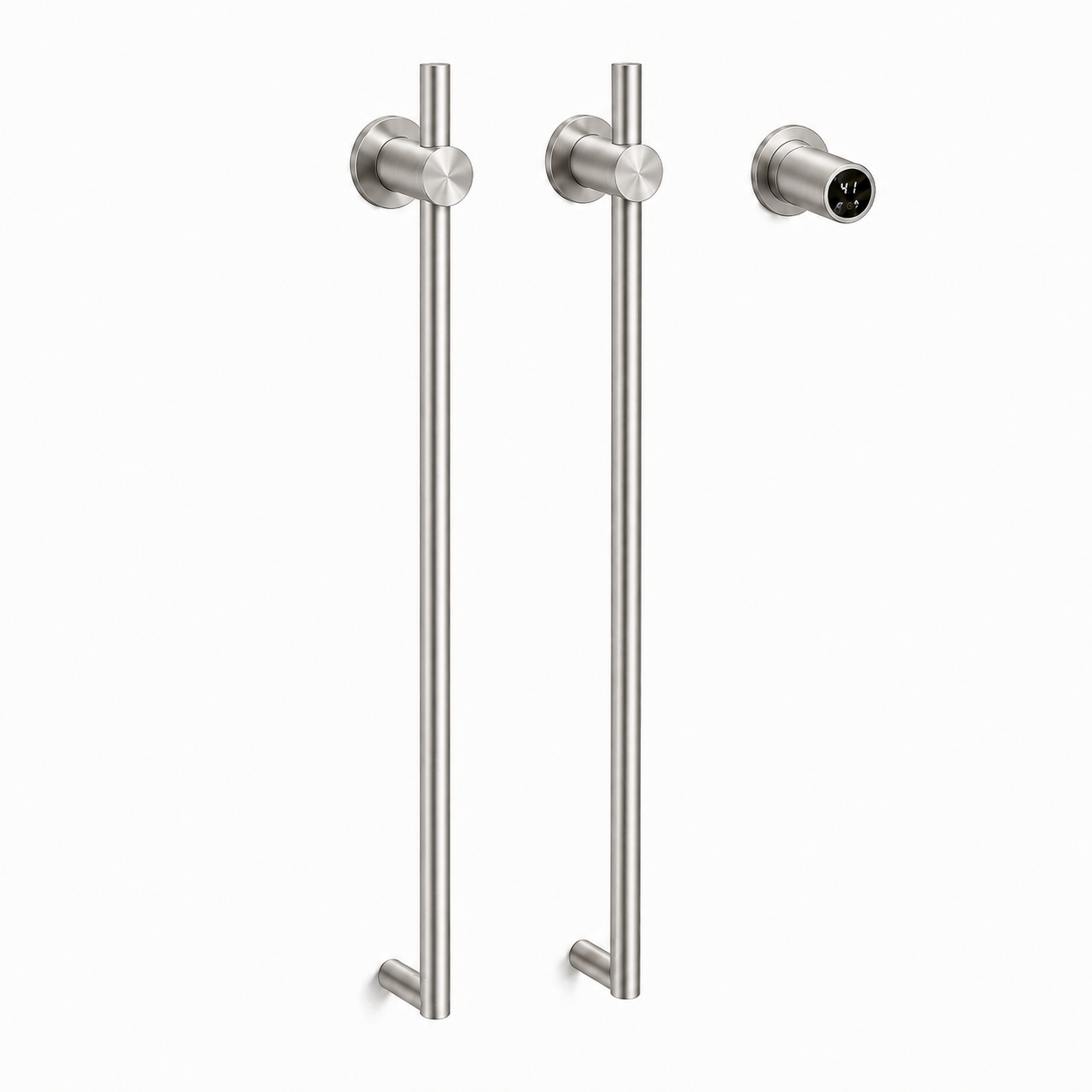 Electric Heated Towel Rack, Brushed Gold Wall Mounted Towel Warmer