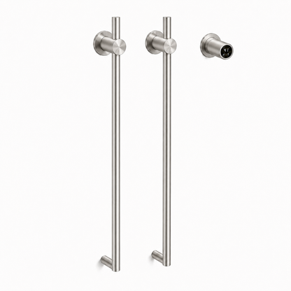 Electric Heated Towel Rack, Brushed Gold Wall Mounted Towel Warmer