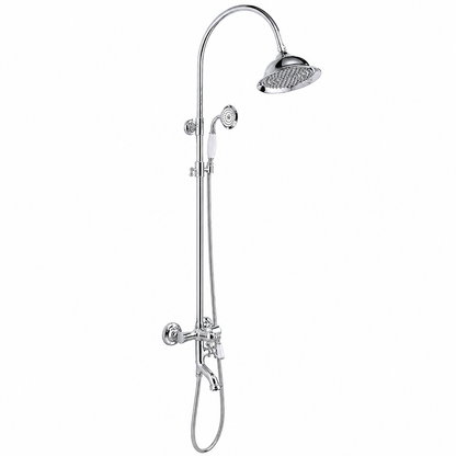 Bathroom Shower Faucet Set Rainfall Shower System Wall Mount Bathroom Faucet