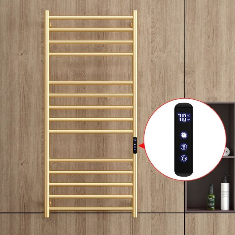 Luxury Smart Electric Heated Towel Rack with Digital Temperature Control – Modern Wall Mounted Bathroom Towel Warmer