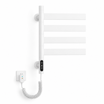 Swivel Electric Heated Towel Rack with Timer