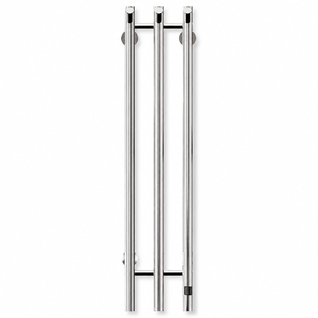 Stainless Steel Electric Heated Towel Rack with Hooks