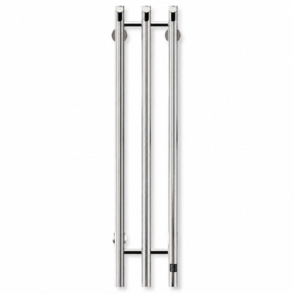 Stainless Steel Electric Heated Towel Rack with Hooks