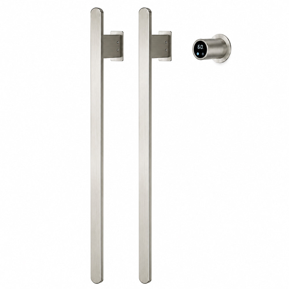 Smart Stainless Steel Heated Towel Rack Bathroom Towel Warmer – 2 Bars