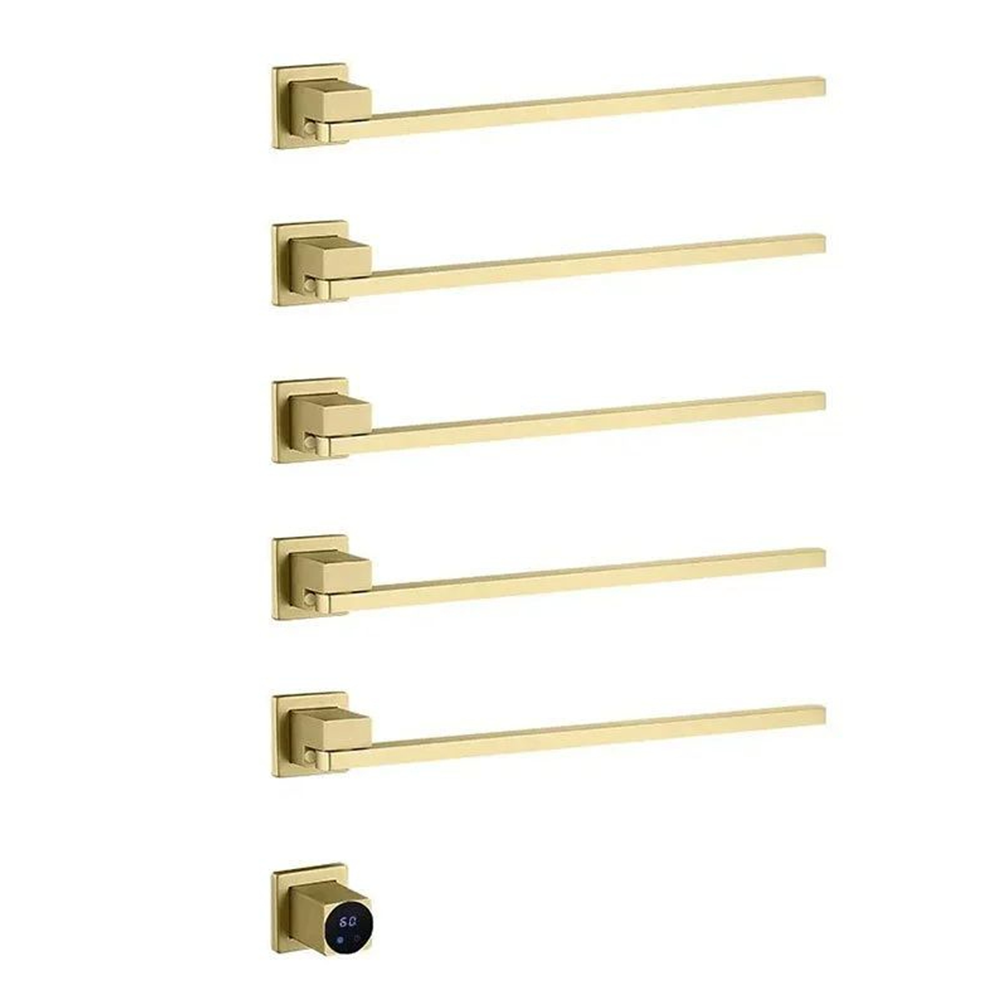 Swivel Electric Heated Towel Rack with Smart Timer