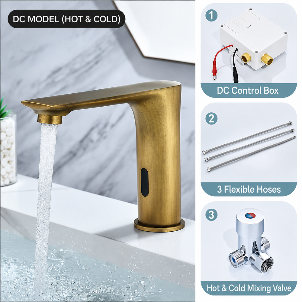 Touchless Sensor Basin Faucet Automatic Bathroom Faucet