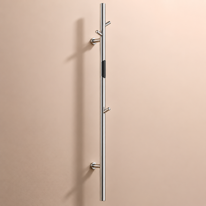 Smart Electric Heated Towel Rack with Hooks – Modern Wall Mounted Towel Warmer
