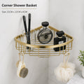 Brushed Gold-Shower Basket