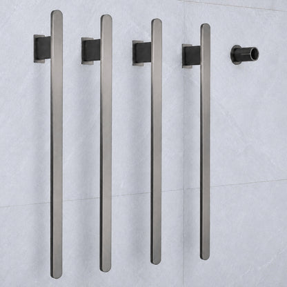 Smart Stainless Steel Heated Towel Rack Bathroom Towel Warmer -4 Bars