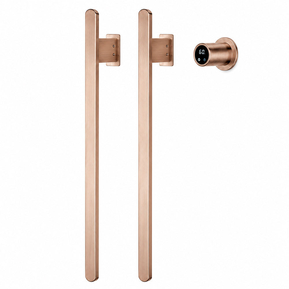 Smart Stainless Steel Heated Towel Rack Bathroom Towel Warmer – 2 Bars