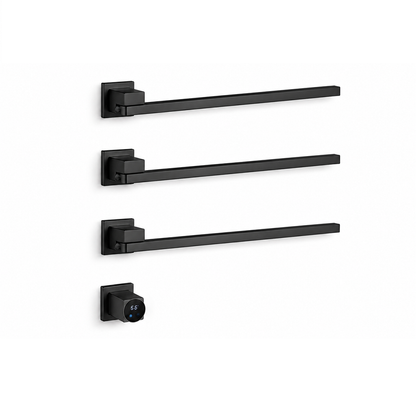 Swivel Electric Heated Towel Rack with Smart Timer