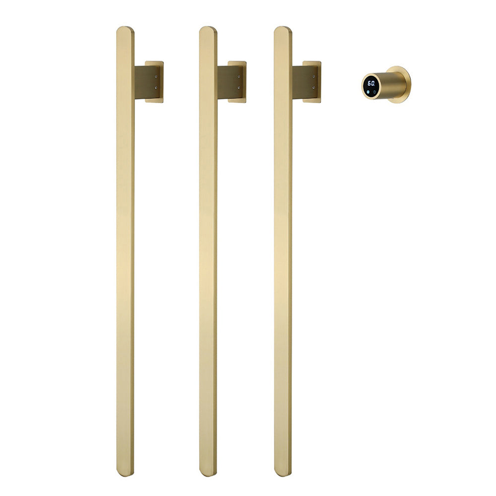 Luxury WiFi Heated Towel Rack – Hardwired Wall Mounted Electric Towel Warmer-3 Bars