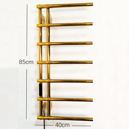 Luxury Electric Heated Towel Rail Stainless Steel Wall Mount Heated Towel Rack Towel Warmer
