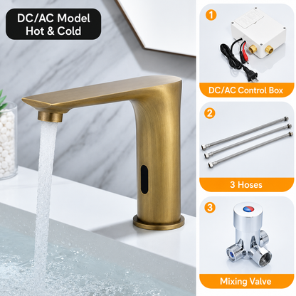 Touchless Sensor Basin Faucet Automatic Bathroom Faucet