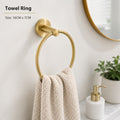 Brushed Gold-Towel Ring