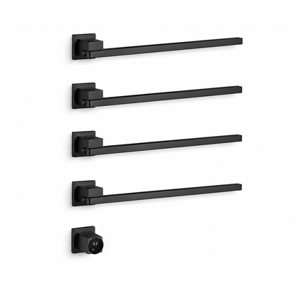 Swivel Electric Heated Towel Rack with Smart Timer