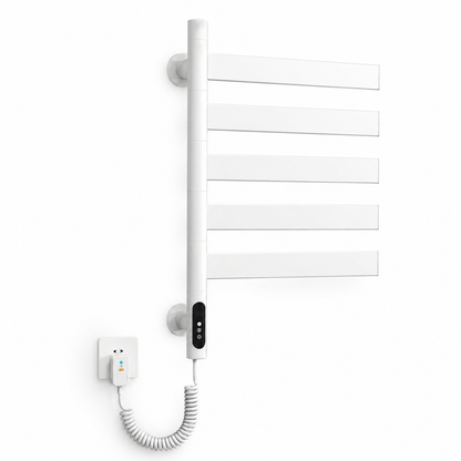 Swivel Electric Heated Towel Rack with Timer