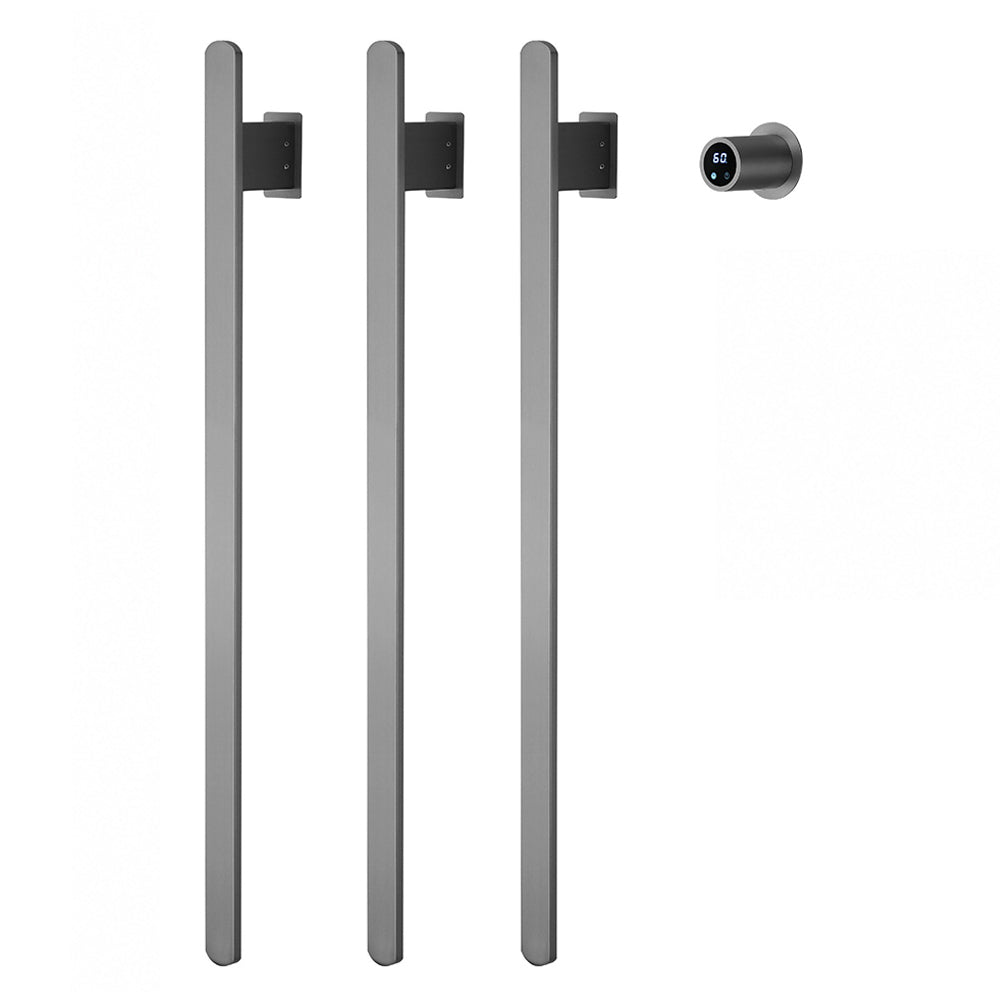 Luxury WiFi Heated Towel Rack – Hardwired Wall Mounted Electric Towel Warmer-3 Bars