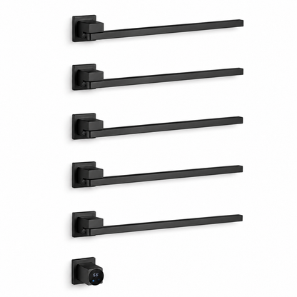 Swivel Electric Heated Towel Rack with Smart Timer