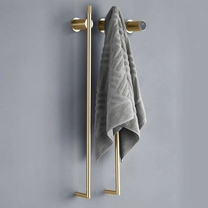 Minimalist Bathroom Towel Warmer Concealed Heated Towel Rack 2Bars