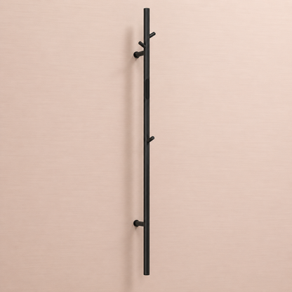 Smart Electric Heated Towel Rack with Hooks – Modern Wall Mounted Towel Warmer