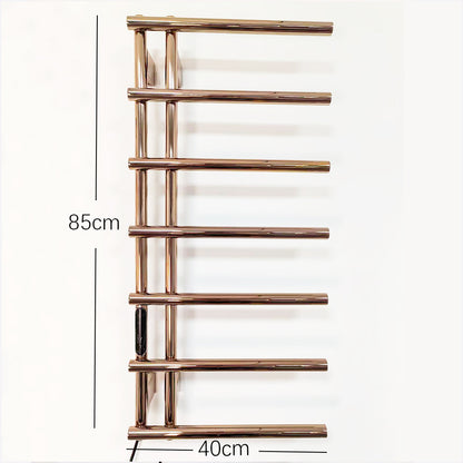 Luxury Electric Heated Towel Rail Stainless Steel Wall Mount Heated Towel Rack Towel Warmer