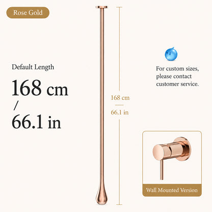 Customizable Ceiling-Mounted Bathroom Faucet with Hot & Cold Mixer