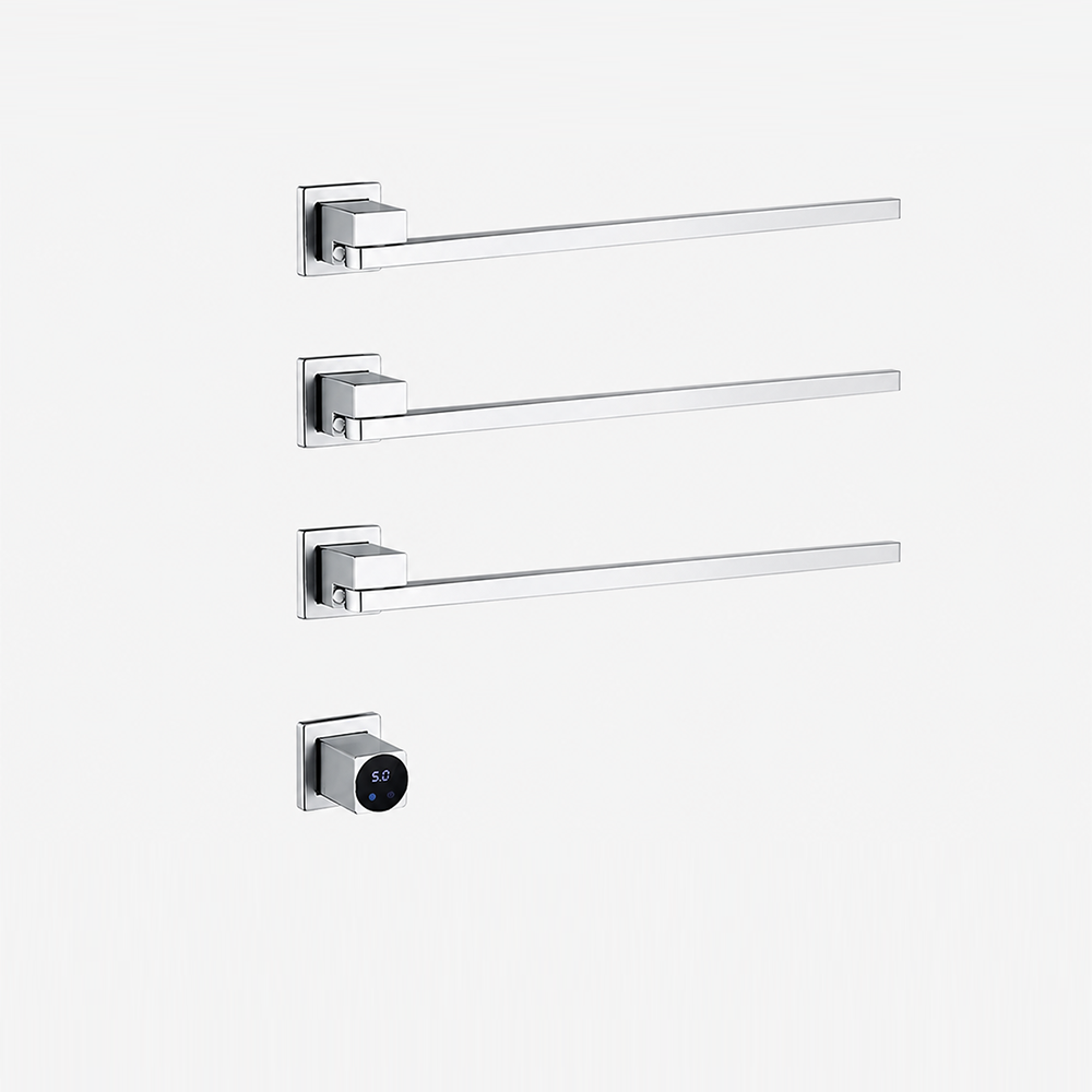 Swivel Electric Heated Towel Rack with Smart Timer