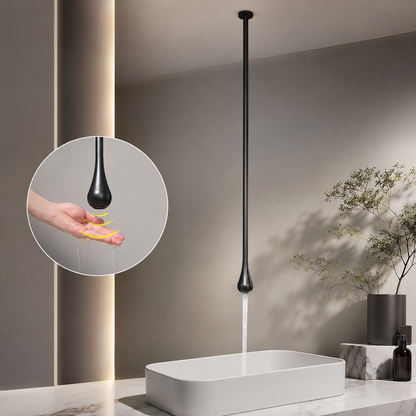 Luxury Smart Sensor Hanging Faucet – Custom Length Touchless Basin Faucet for Modern Bathroom Sink