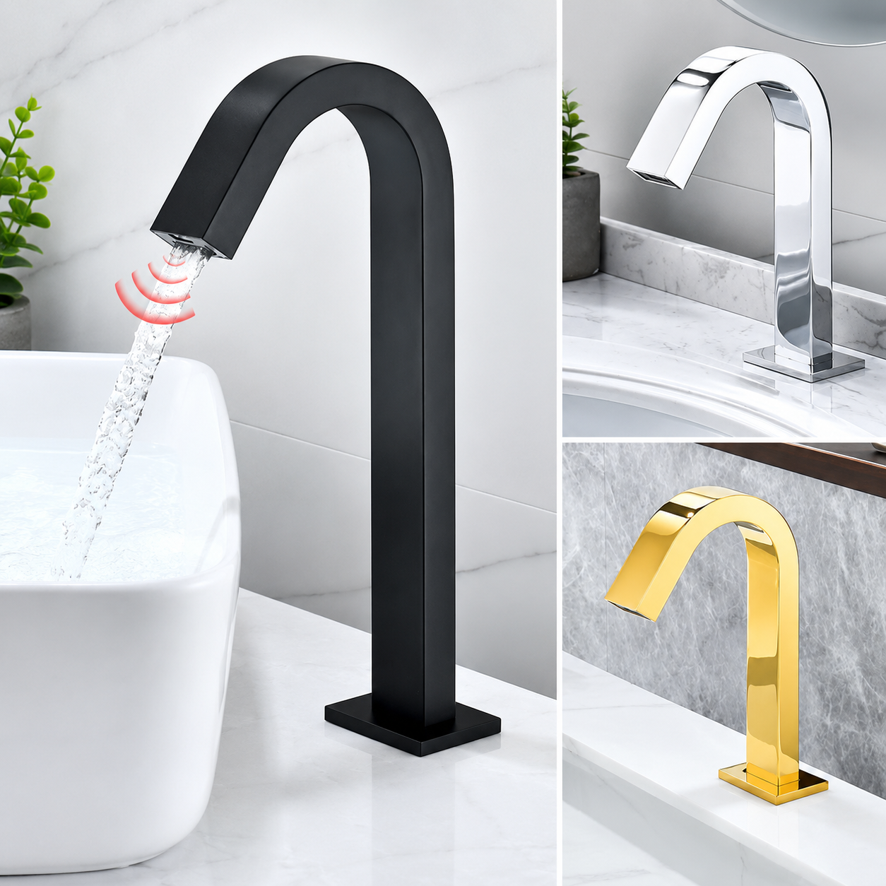 Automatic Sensor Basin Faucet Bathroom Sink Faucet