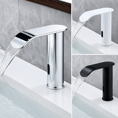 Touchless Sensor Waterfall Bathroom Faucet Basin Faucet