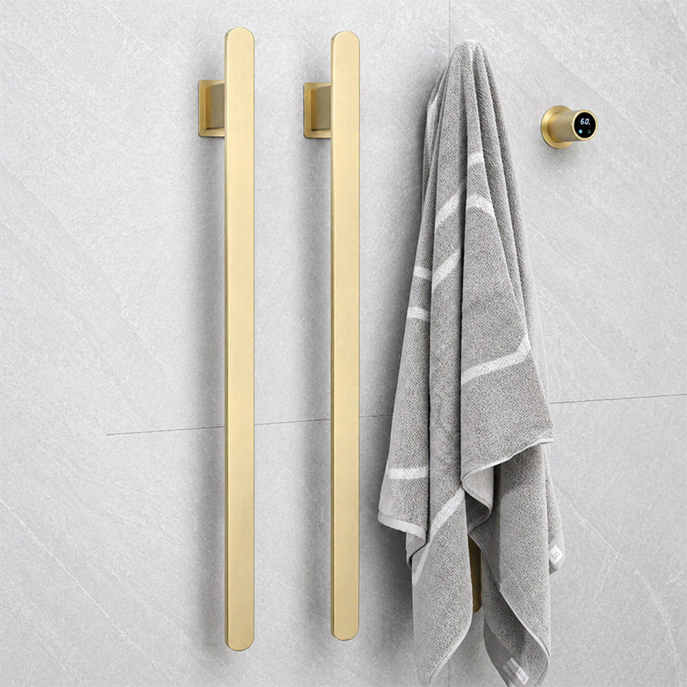 Luxury WiFi Heated Towel Rack – Hardwired Wall Mounted Electric Towel Warmer-3 Bars