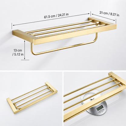 Stainless Steel Wall-Mounted Bathroom Hardware Set